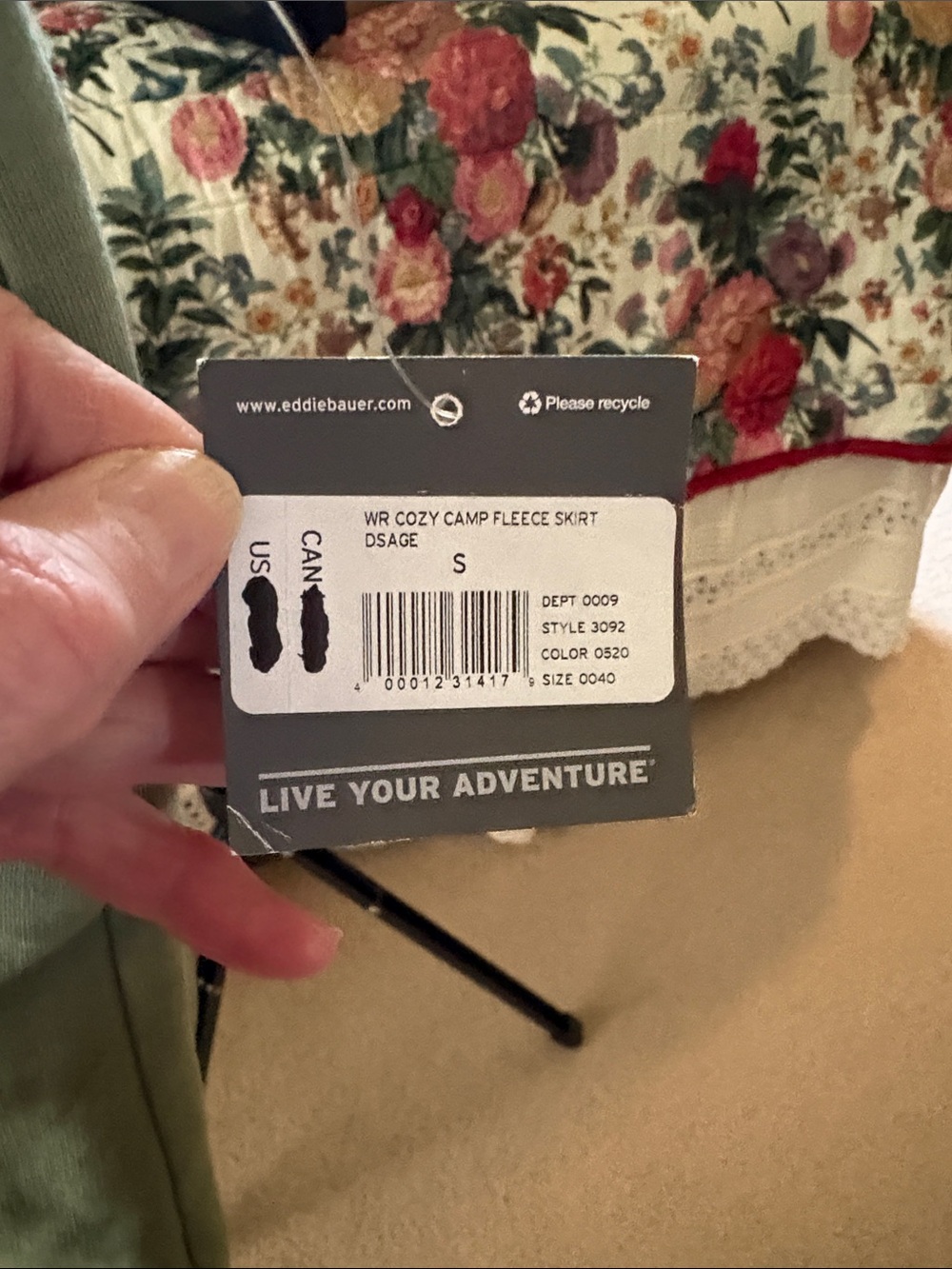Eddie Bauer Olive Green Mini Skirt - Picture 8 of 9
